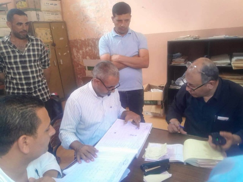 وكيل وزارة  الزراعة بالبحيرة يحيل  عدد من العاملين ومديرى الجمعيات الزراعية بأبو حمص للتحقيق