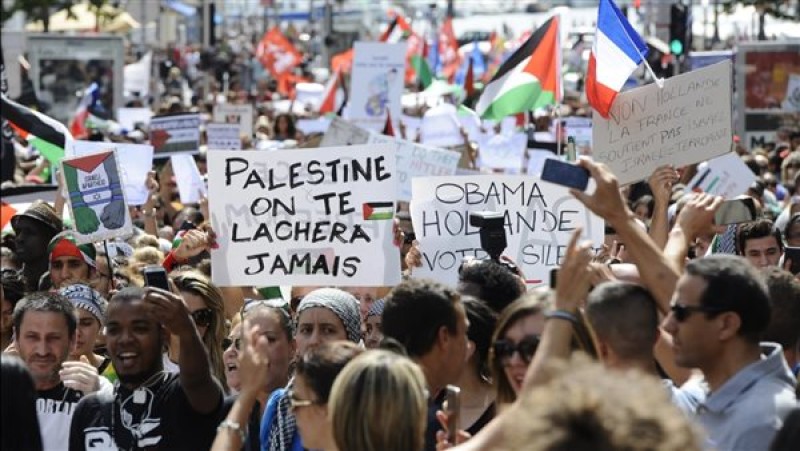 صوت واحد لدعم فلسطين: مظاهرات في باريس للمطالبة بوقف الحرب