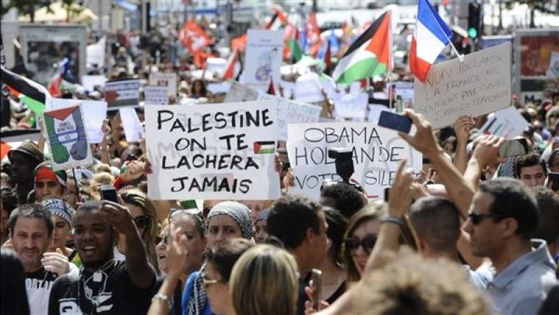 صوت واحد لدعم فلسطين: مظاهرات في باريس للمطالبة بوقف الحرب