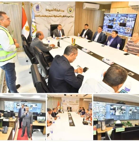 محافظ أسيوط يترأس غرفة العمليات المركزية لمتابعة انتخابات مجلس الشيوخ