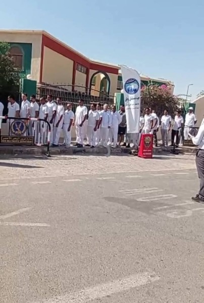 توافد الناخبين علي لجان الاقتراع بمدينة الغردقة