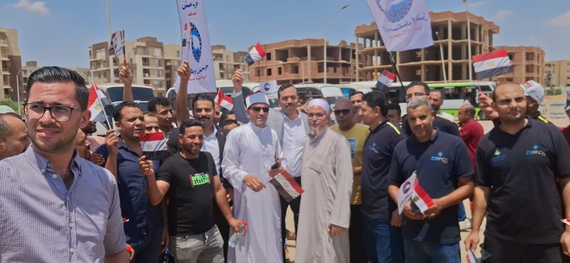 قيادات الأوقاف يدلون بأصواتهم في العاشر من رمضان