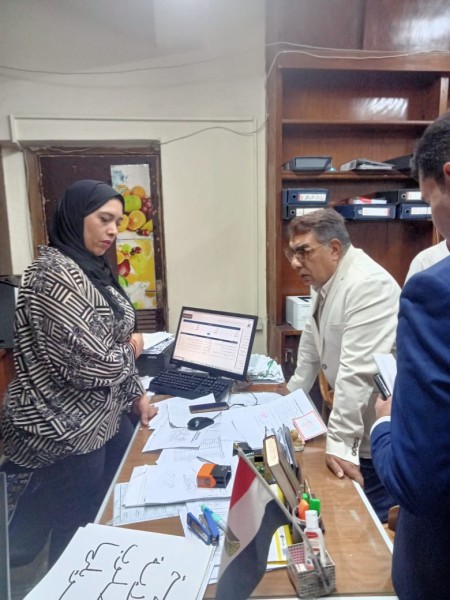محافظ الدقهلية يتفقد إدارة منظومة استرداد اراضي الدولة