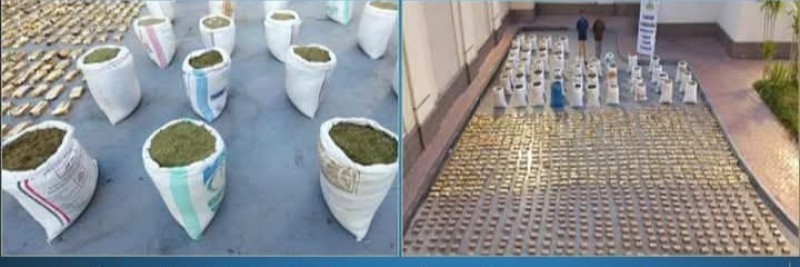 ضبط عنصرين جنائيين وبحوزتهما 3 طن هيدرو وطن حشيش بالإسماعيلية