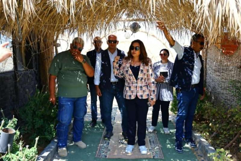 منال عوض تُجري زيارة مُفاجئة لمحميتي قبة الحسنة ووادي دجلة لمتابعة سير العمل