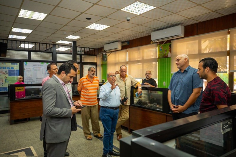 جولة ميدانية على فروع شركة مياة الإسكندرية