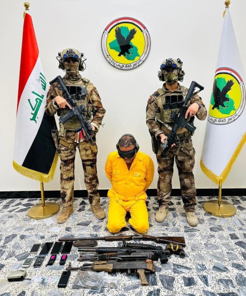 العراق: إرهابي خطير يقع في قبضة رجال مكافحة الإرهاب .. بجهد استخباري مميز وبإنزال جوي