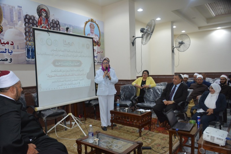 ”وعينا واحد” .. الصالون الأول للمجلس القومي للمرأة من داخل دير القديسة دميانة بالدقهلية