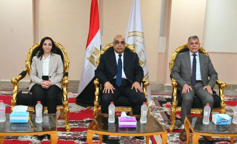 محافظ البحيرة ووزير العدل يتفقدان أعمال تطوير مبنى المحكمة الابتدائية القديم بدمنهور
