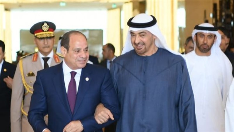 استقبال حافل للشيخ محمد بن زايد آل نهيان في مصر