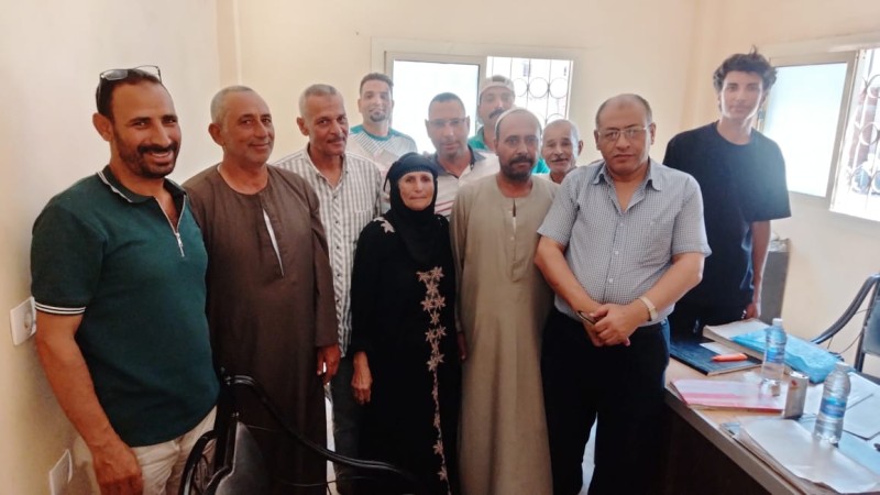 وكيل زراعة البحيرة فى زيارة مفاجئة لجمعية الصفاصيف  الزراعية