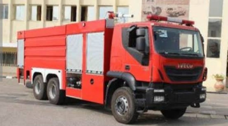 الحماية المدنية تسيطر علي حريق داخل مستشفى الحسين الجامعي الجديد