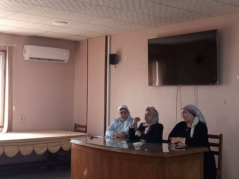 لقاء مدير الإدارة العامة للتخطيط الاستراتيجي والسياسات بالتضامن بالرائدات الاجتماعيات بالدقهلية