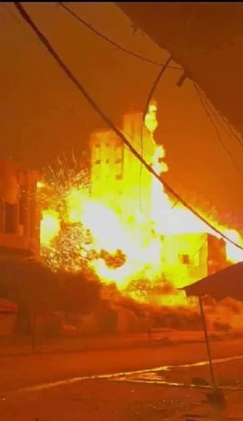 لا تزال غزة تنزف وتحترق ليل نهار مع آلة جيش الاحتلال الاسرائيلي الغاشم