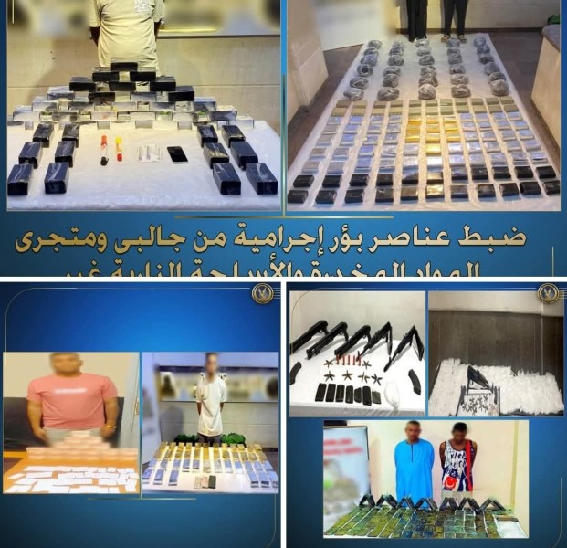 مصرع عنصرين شديدى الخطورة بقنا  وضبط باقى عناصر  وبحوزتهم  244 كيلو مخدرات متنوعة و6 قطع سلاح نارى