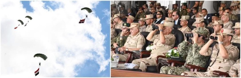وزير الدفاع يشهد تنفيذ المرحلة الرئيسية للتدريب المصرى الأمريكى المشترك ”النجم الساطع - 2025 ”