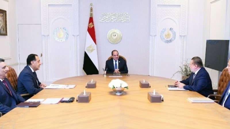 السيسي يتابع تطورات جهود خفض معدلات التضخم والإصلاحات الاقتصادية وتطور الدين الخارجي