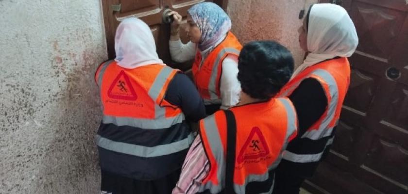 التضامن: فريق التدخل السريع يفحص حالة ”فتيات كهف حلوان”
