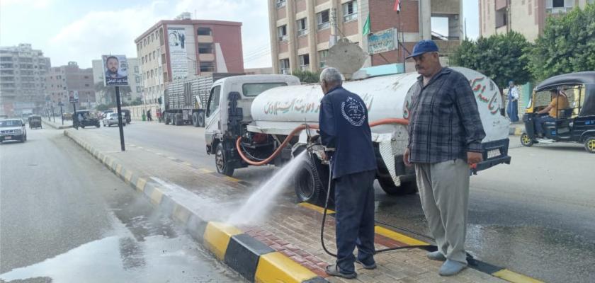 الدقهلية: رفع 6800 طن مخلفات بلدية، 2560 طن مخلفات هدم وبناء خلال يومين