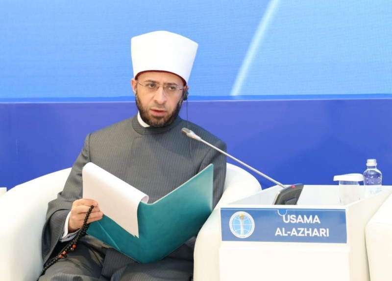 وزير الأوقاف في القمة الدولية الثامنة لزعماء الأديان العالمية والتقليدية: نعتز بالعلاقة الطيبة بين مصر وكازخستان قيادة وشعبًا