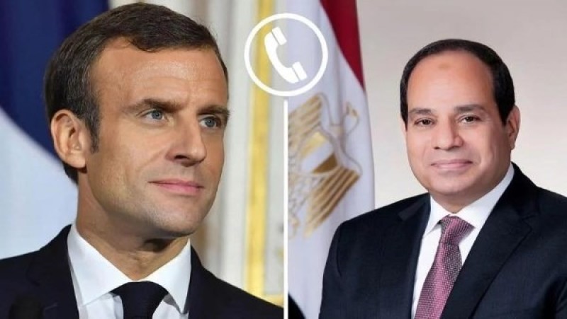 السيسي يبحث تحضيرات مؤتمر حل الدولتين مع نظيرة الفرنسي