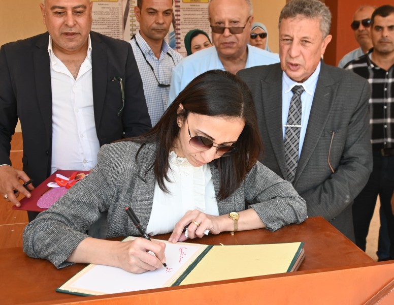 محافظ البحيرة تتفقد مدرسة ”المستقبل” بالنوبارية  بعد افتتاحها و تشغيلها ضمن 11 مدرسة تدخل الخدمة هذا العام