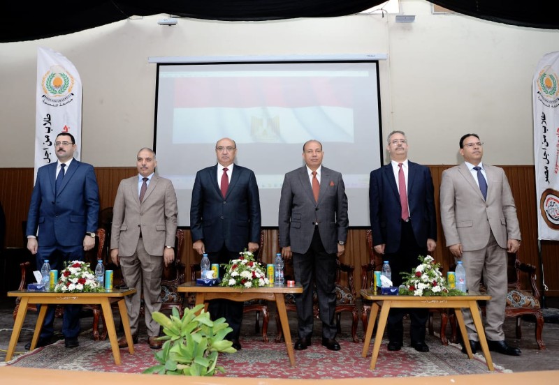 رئيس جامعة المنصورة شهد حفل استقبال الطلاب الجدد بكلية الحقوق