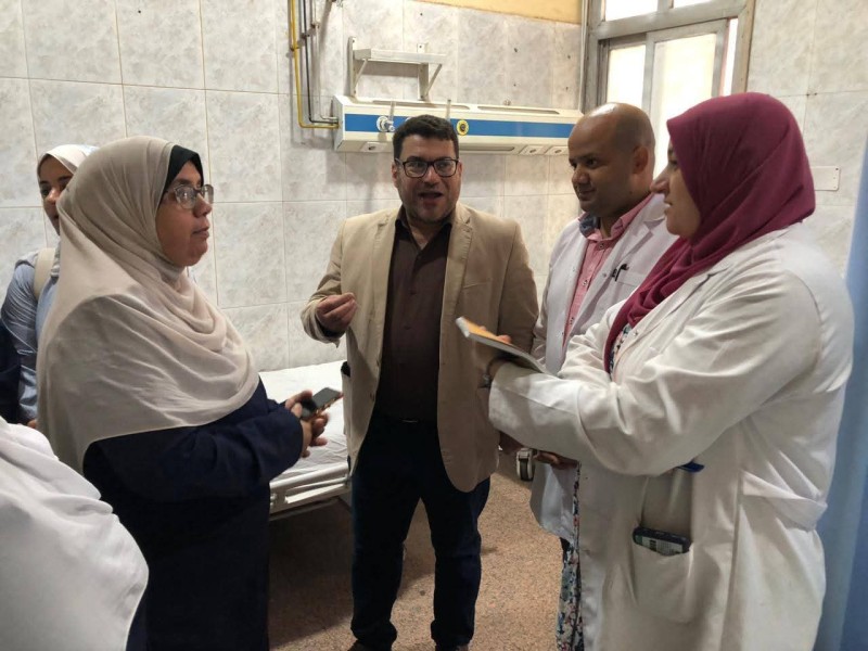 صحة المنوفية: جولة ميدانية لتفقد الخدمات الطبية بمستشفى بركة السبع المركزي