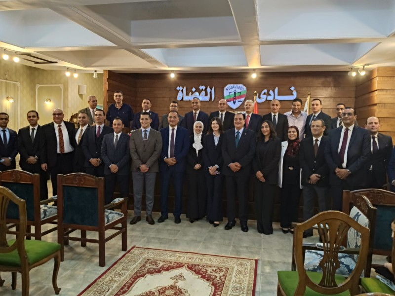 حفل لاستقبال أعضاء النيابة العامة الجدد بنادي قضاة الإسكندرية