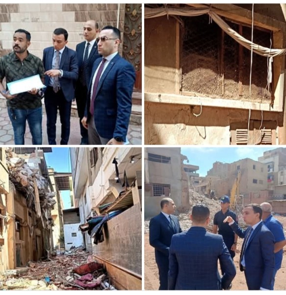 النيابة الإدارية تُجري معاينة لموقع حادث حريق بأحد المصانع بمدينة المحلة الكبرى