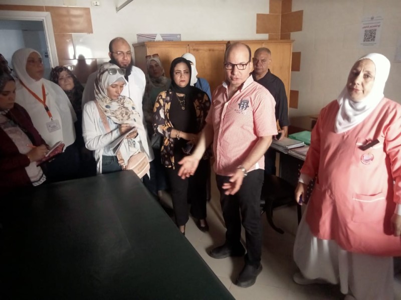 وكيل الصحة بالدقهلية في زيارة مفاجئة لوحدة طب الأسرة بالبرامون