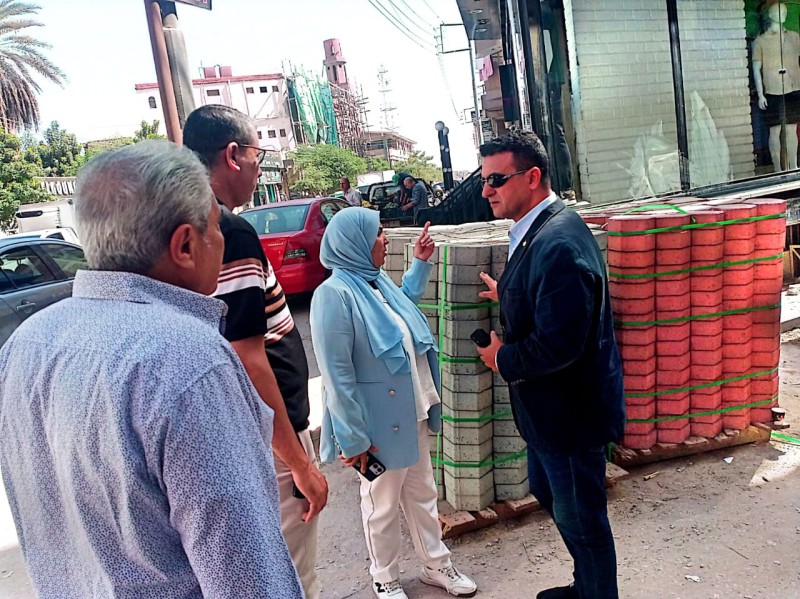 السكرتير العام لمحافظة الدقهلية يتفقد أعمال تطوير المناطق غير المخططة بمدينة بلقاس