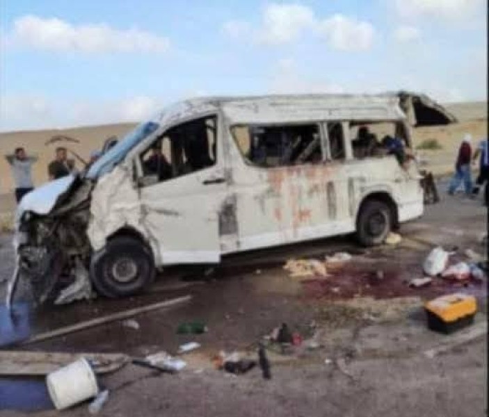 حادث تصادم مروع بالبحيرة يودي بحياة سودانية وشاب مصري