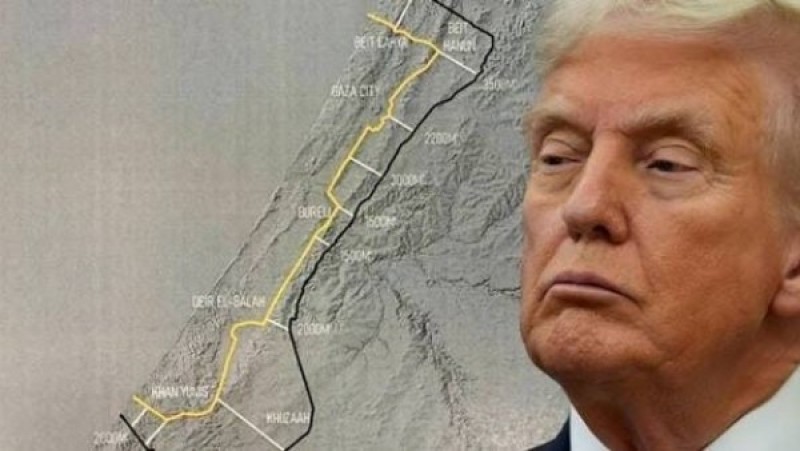 وثائق تكشف خريطة انسحاب الاحتلال من غزة وترامب في الصورة