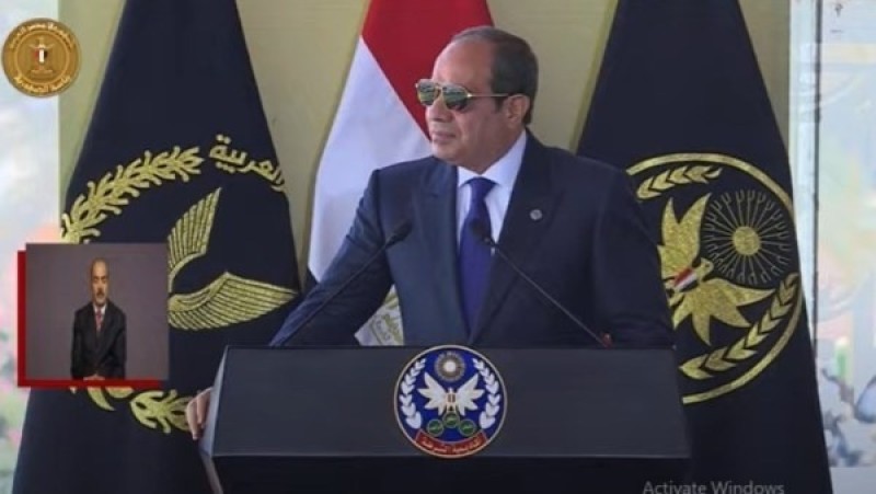اطمئنوا يا شعب مصر.. 10 رسائل قوية لـ السيسي من أكاديمية الشرطة