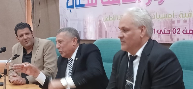 جانب من لقاء بمعرض دمنهور للكتاب