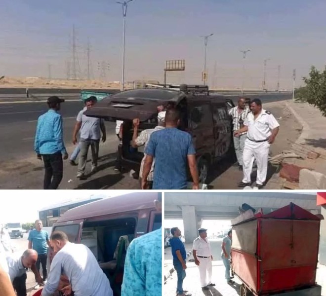 حملات إزالة عربات القهوة المتنقلة بالعاشر من رمضان .. ”الأمر بين مؤيد ومعارض”