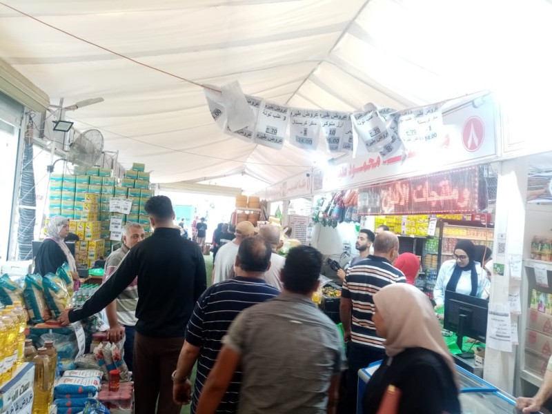 المعرض الدائم للسلع الغذائية بشارع قناة السويس بالمنصورة تعمل يوميا