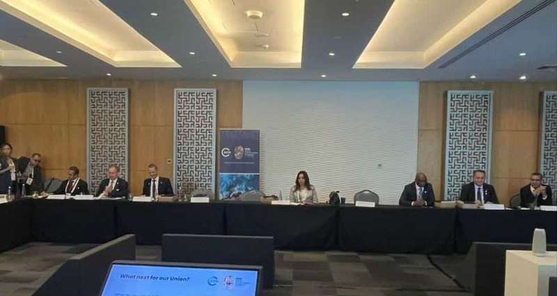 د. منال عوض تشارك في جلسة مستقبل الإتحاد الدولي لصون الطبيعة خلال مؤتمر الحفاظ على الطبيعة بالإمارات