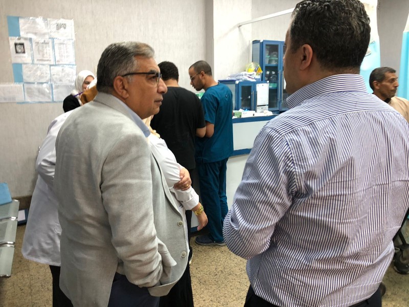 بيان يوضح تفاصيل زيارة ”مرزوق” التفقدية للمستشفى الدولي بالمنصورة