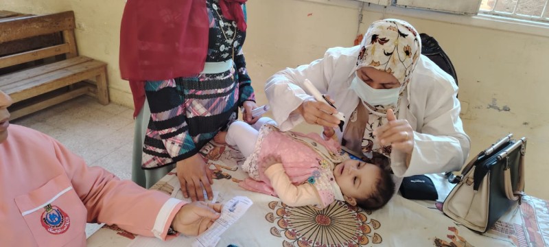 قافلة طبية وبيطرية بقرية فيشا بالمحمودية: 319 حالة طبية و800 رأس ماشية تتلقى العلاج