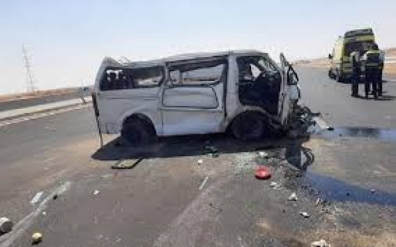 انقلاب ميكروباص بالبحيرة: إصابات متفرقة بين الركاب