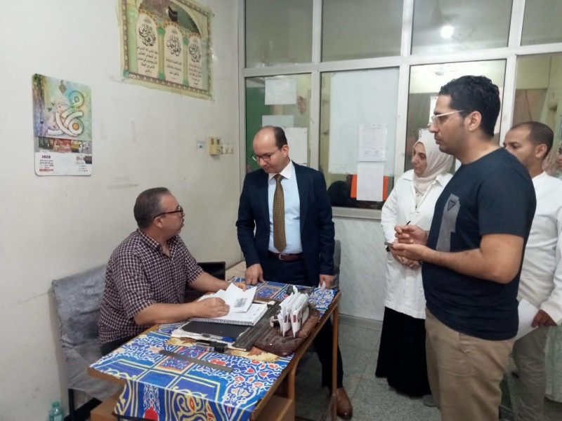 تفاصيل زيارة وكيل الصحة بالدقهلية المفاجئة لوحدة جديلة الصحية