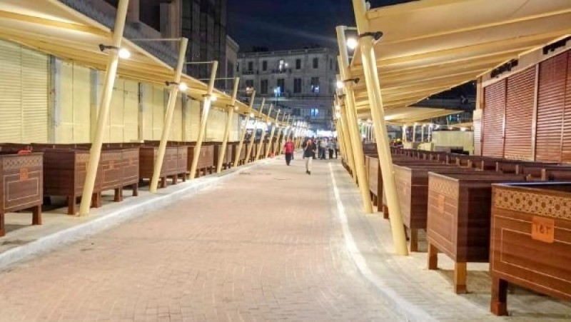 بدء تسكين الباعة في سوق العتبة المطور بدء تسكين الباعة في سوق العتبة المطور