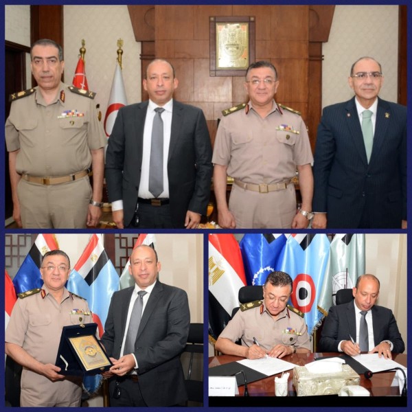 توقيع بروتوكول تعاون بين كلية طب قصر العيني وإدارة الخدمات الطبية بالقوات... توقيع بروتوكول تعاون بين كلية طب قصر العيني وإدارة الخدمات الطبية بالقوات المسلحة