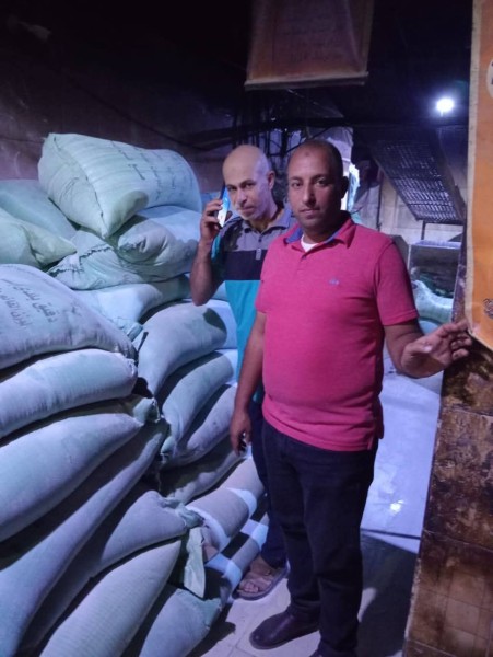 ضبط 2.3 طن دقيق مدعم قبل بيعه في السوق السوداء بكفر الشيخ