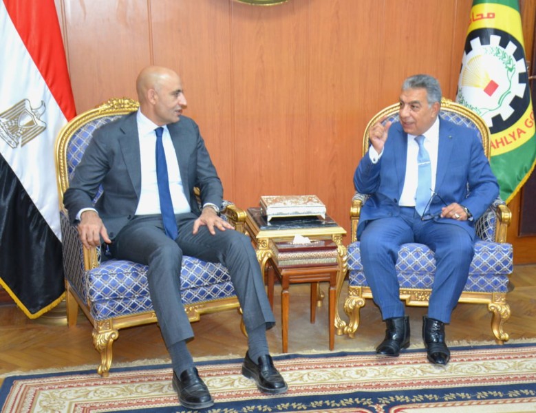 محافظ الدقهلية استقبل وزير التربية والتعليم بديوان عام المحافظة عقب جولته التفقدية بعدد من مدارس المحافظة