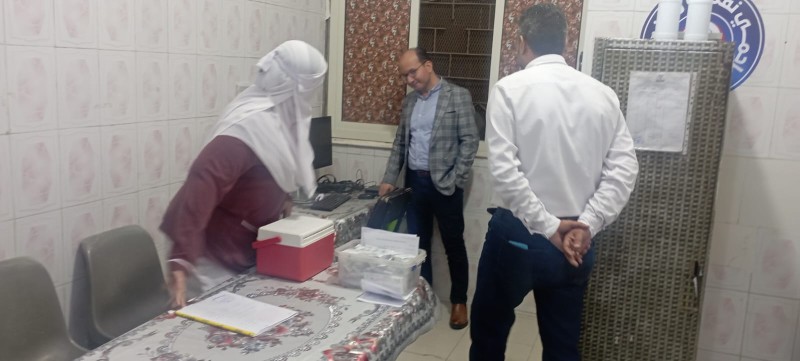 وكيل وزارة الصحة بالدقهلية يتفقد مستشفى أجا المركزي في زيارة مسائية