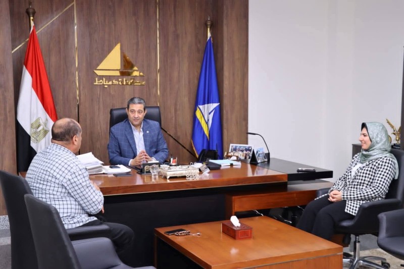 تعليمات وتوجيهات محافظ دمياط لرئيس مدينة عزبة البرج الجديد