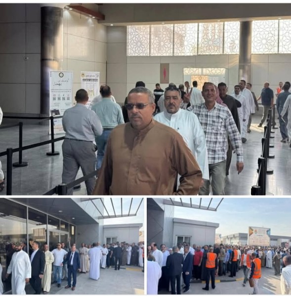 توافد كثيف علي مقار سفارات مصر في الرياض والكويت صباح اليوم  للإدلاء بأصواتهم